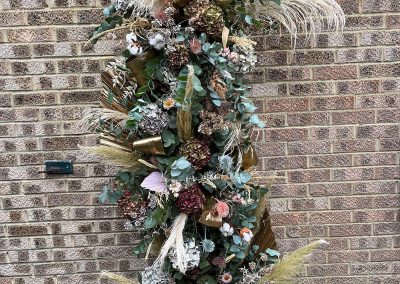 Baby shower flower arrangement