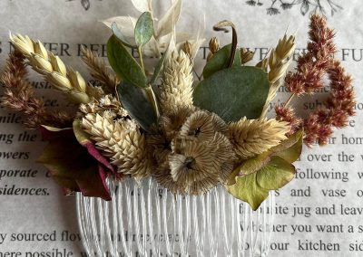 Bridal flower wedding hair clip