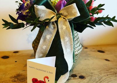 Valentines flower bouquet